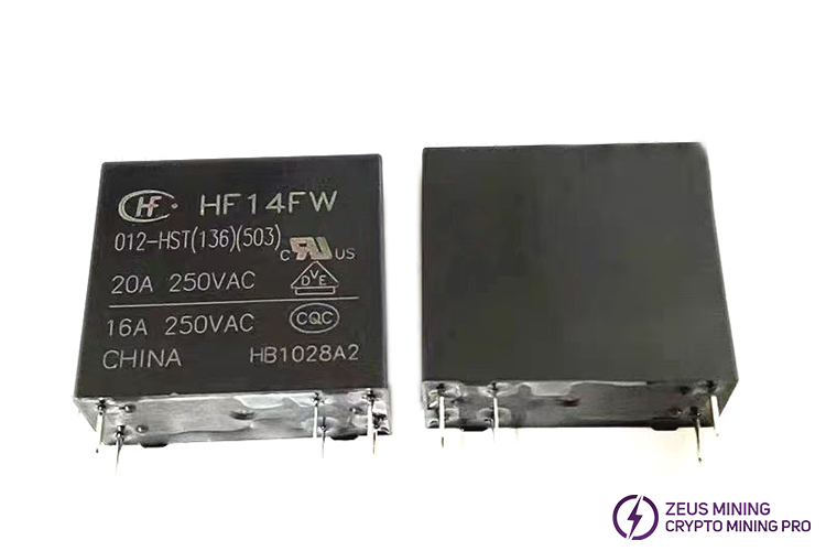 250 ولت HF14FW-012-HST 20A رله برق