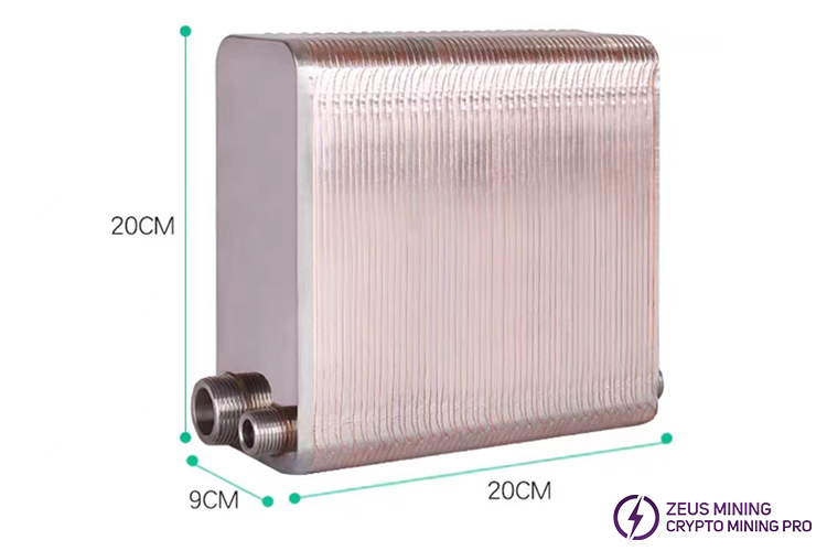 مبدل حرارتی خنک کننده روغن برای ماشین معدن 60 لایه
