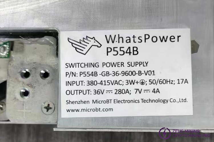 P554B-GB-36-9600-B-V01 مدل PSU