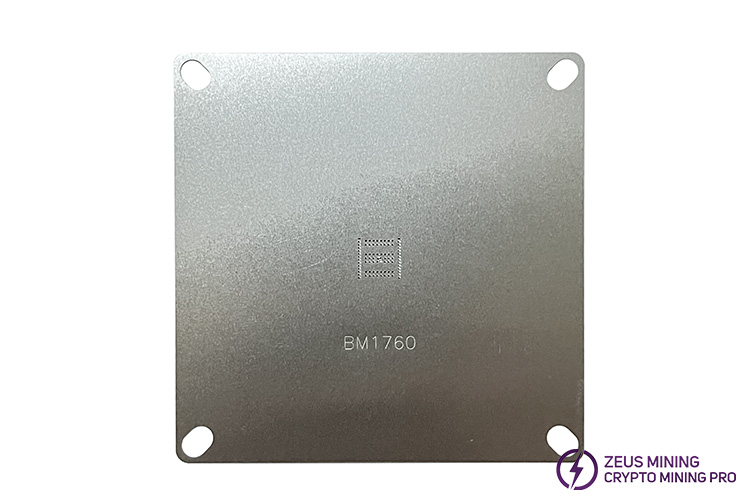 الگوی شابلون قلع تراشه BM1760 ASIC