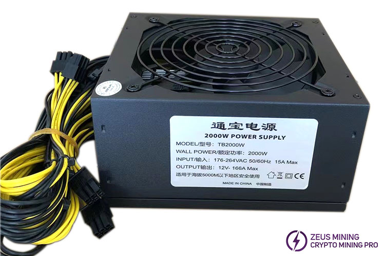 منبع تغذیه Goldshell 2000W برای ماینرهای سری BOX