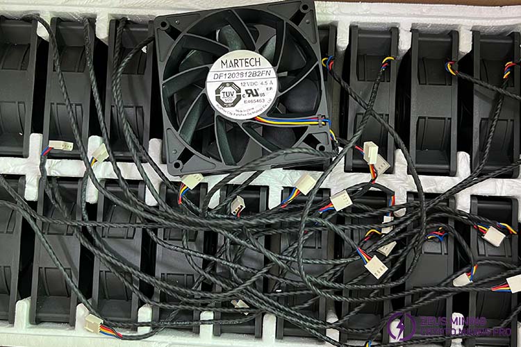 Antminer 12V 4.5A فن خنک کننده 120 میلی متر