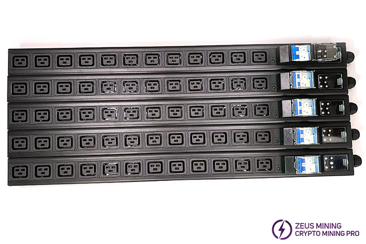 C19 PDU برای کابل برق Whatsminer PSU