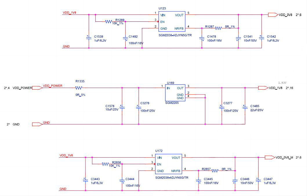 نمودار مدار LDO برد هش BHB28501