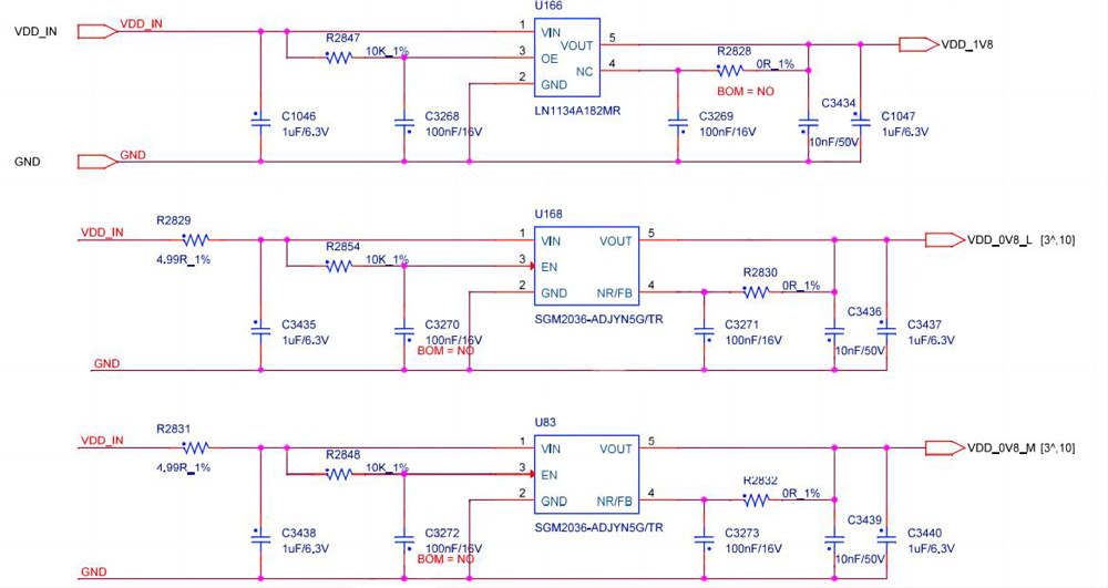 هش برد BHB28501 LDO 1.8V