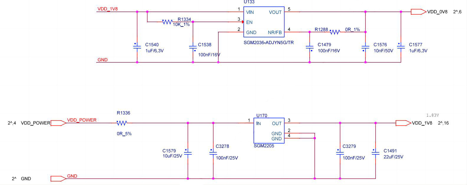 نمودار مدار LDO برد هش s19a pro