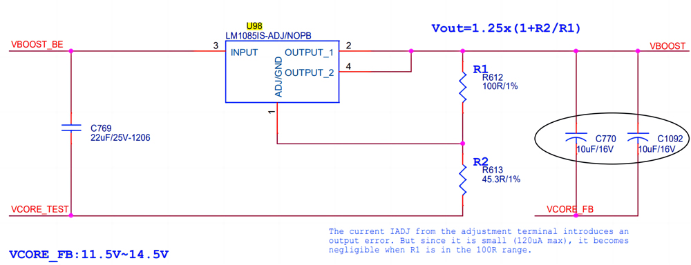 شماتیک Avalonminer U98 LDO