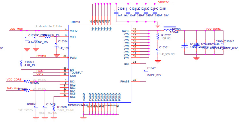 تشخیص ولتاژ مدار U10210