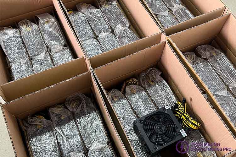 منبع تغذیه بی صدا 2000W ATX 12V برای Goldshell