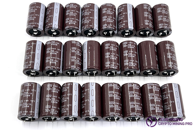 خازن های الکترولیتی آلومینیومی 330uF 500VDC