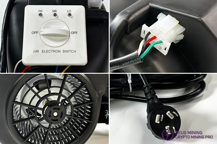 دمنده کاهش دهنده صدا برای ماینر ASIC