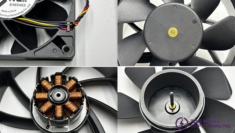 فن خنک‌کننده DF1203812B2FN اصلی برای Antminer S19k Pro