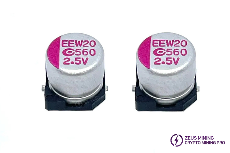 خازن SMD 560uF 2.5V