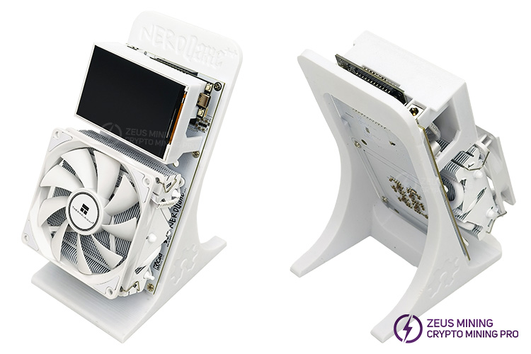 ماینر NerdQAxe++ 4.8T با صفحه نمایش بزرگ ماینر NerdQAxe++ 4.8T با صفحه نمایش بزرگ