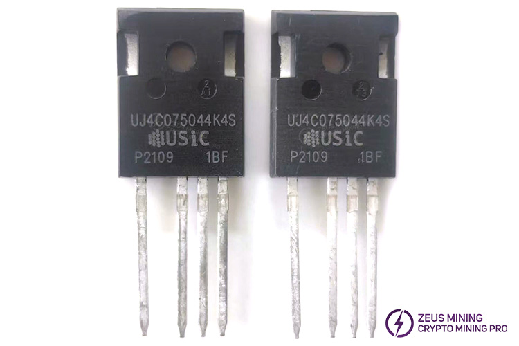 ماسفت برق کانال N مدل UJ4C075044K4S برای منبع تغذیه Antminer APW17 ماسفت برق کانال N مدل UJ4C075044K4S برای منبع تغذیه Antminer APW17