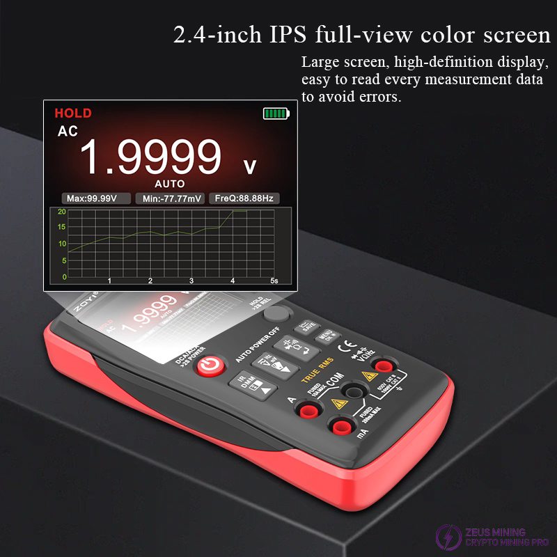 مولتی‌متر با دقت بالا ZOYI ZT-R01