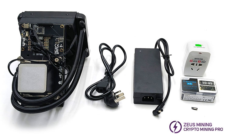 NerdQaxe++ Hydro 4.8TH ماینر بیت کوین با خنک کننده مایع