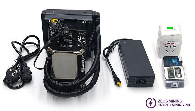  ماینر بیت کوین 100 واتی NerdQaxe++ Hydro 6TH کاملاً نو