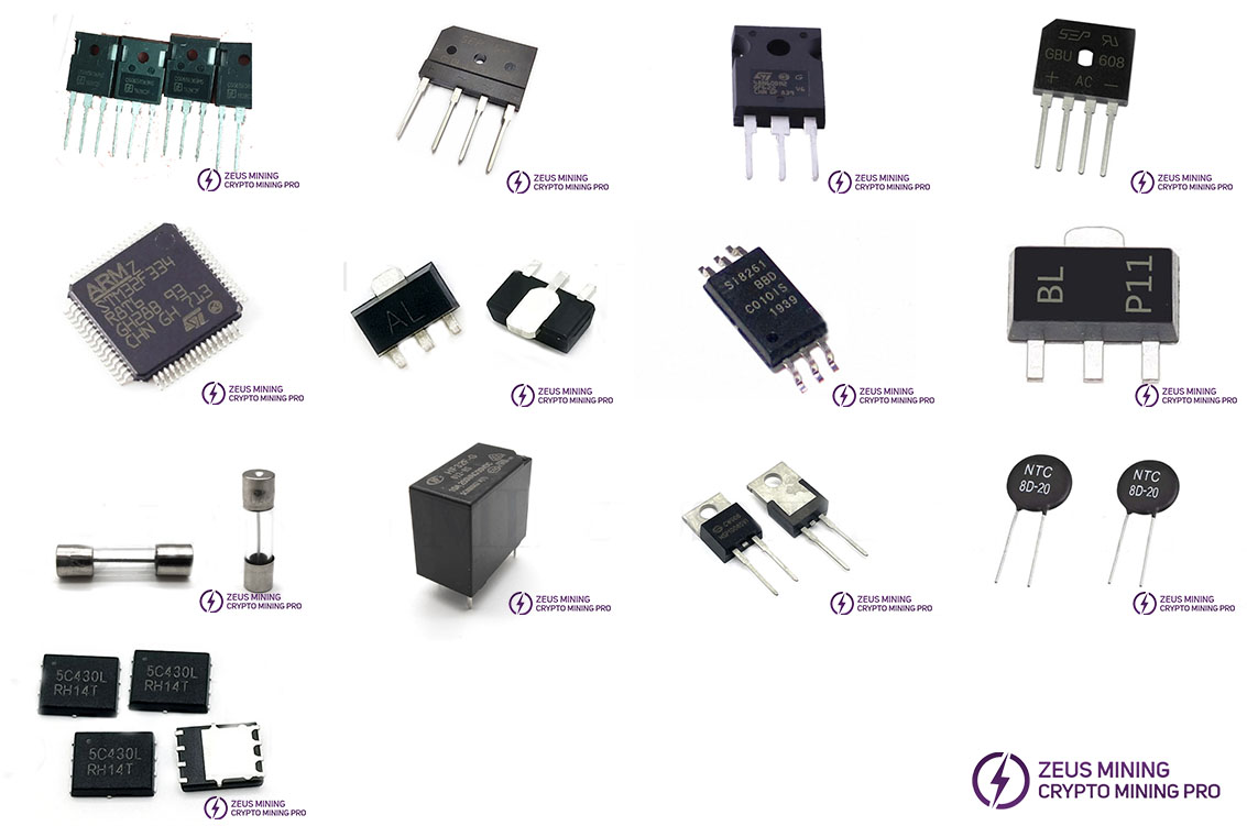 قطعات جایگزین PSU مدل Whatsminer P21