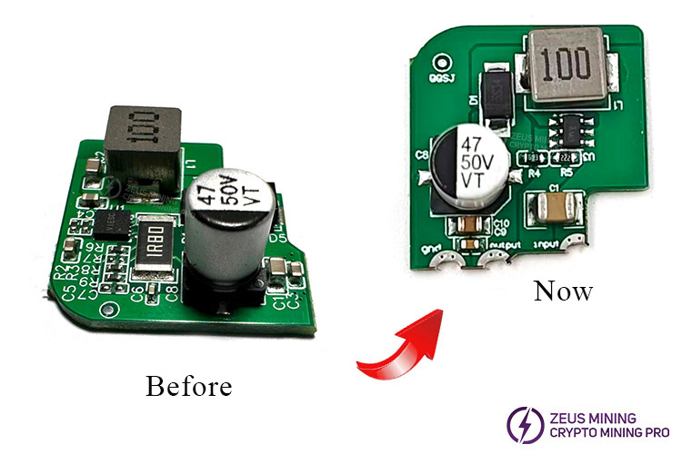 تراشه تقویت هش برد S19XP ماژول جایگزین