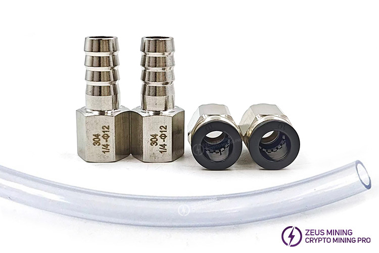 کانکتور سریع خنک کننده آب 10 میلی متری برای یک ماینر