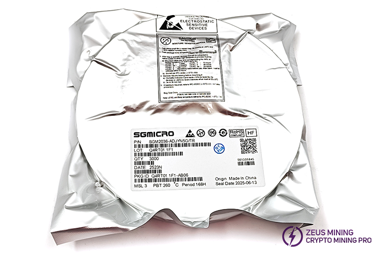 تراشه آی‌سی رگولاتور خطی با افت ولتاژ پایین SGM2036-ADJ