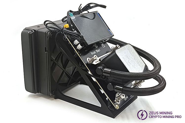 استخراج بیت کوین خانگی NerdQaxe++ Rev 6.1 Hydro 6T