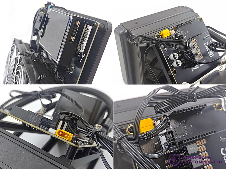 ماینر NerdMiner NerdQaxe++ Hydro Rev 6.1 BM1370 با سرعت 6TH/s