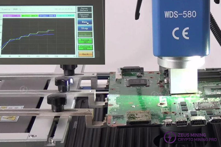 ایستگاه تعمیر BGA WDS-580 برای لحیم‌زدایی