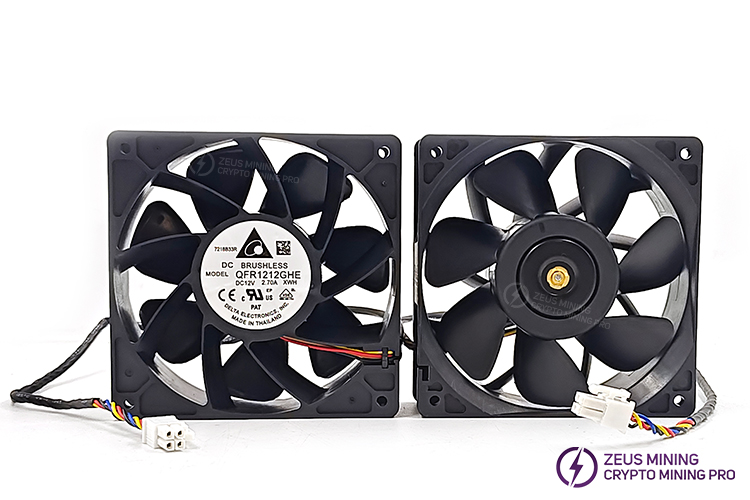 فن خنک کننده 120 میلی متری QFR1212GHE برای Antminer L9 فن خنک کننده 120 میلی متری QFR1212GHE برای Antminer L9