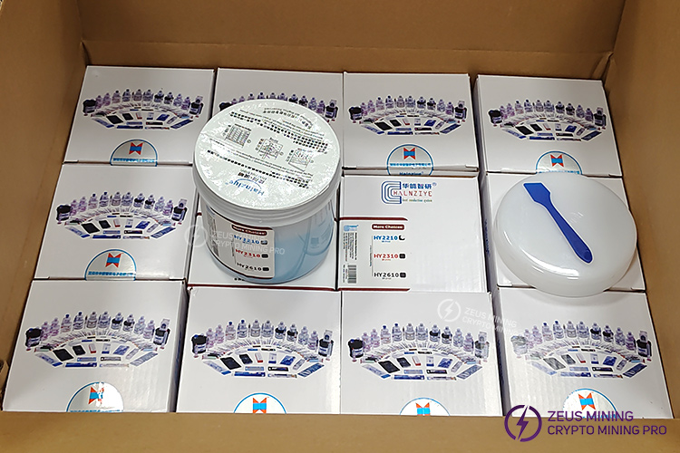 خمیر حرارتی اصلی Halnziye HY2010 10W خمیر حرارتی اصلی Halnziye HY2010 10W