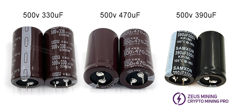 خازن الکترولیتی 500V 330uF 470uF
