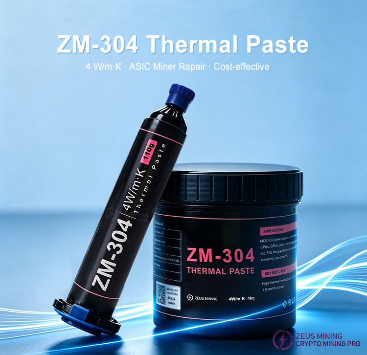 خمیر حرارتی ZM-304 4W/m·k برای نگهداری هش بورد