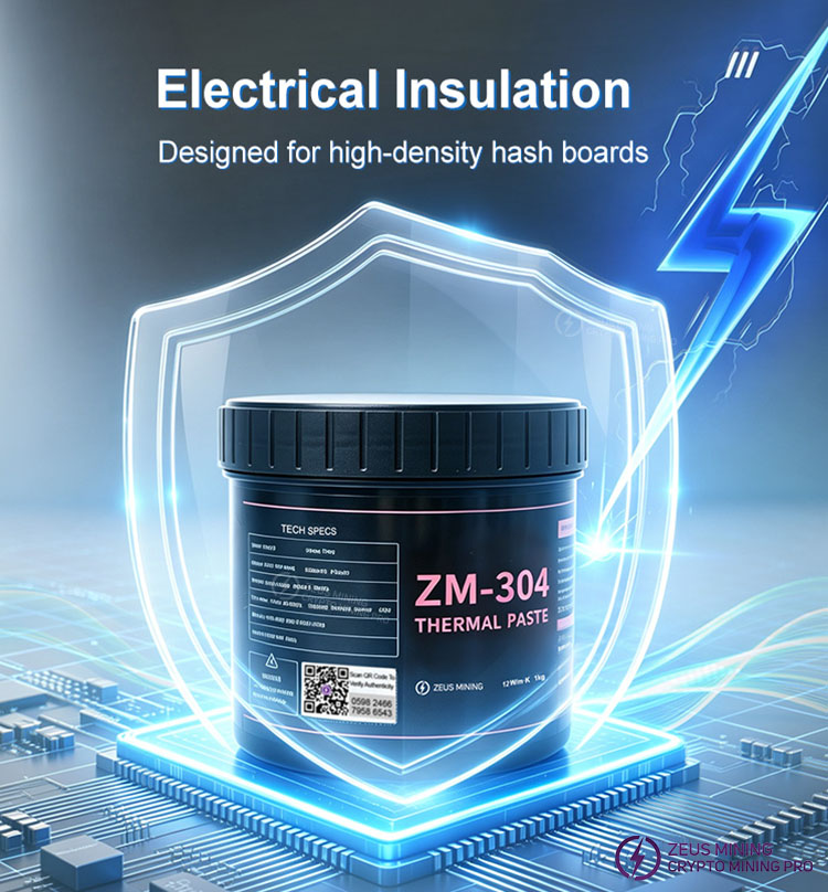 خمیر حرارتی ZM-304 4W/m·k با عملکرد عالی