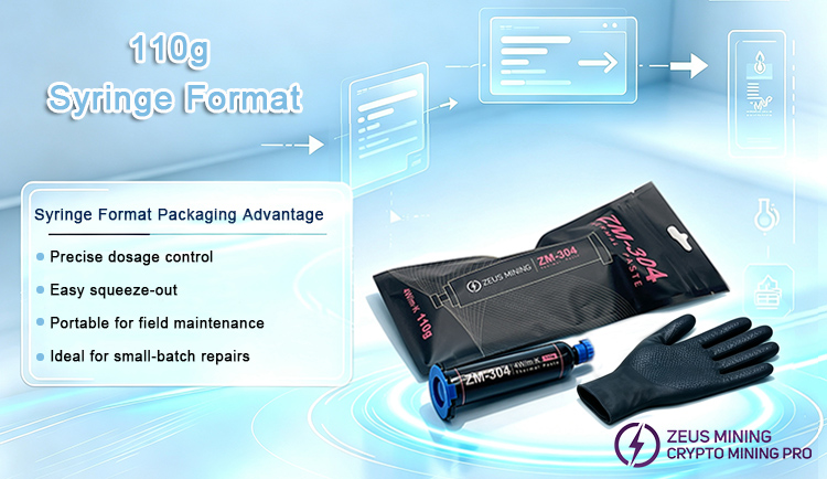 گریس حرارتی برد هش ZM-304 4W/m·k 110 گرم