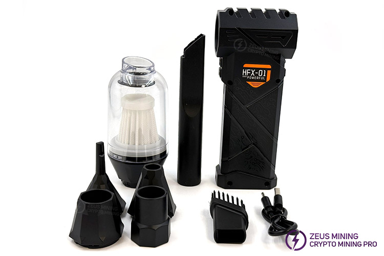  فن توربوی پرقدرت HFX-01 مجهز به درگاه Type-C