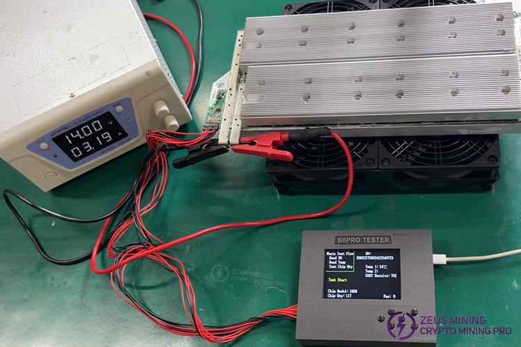 فیکسچر تست B8Pro برای هش‌برد Whatsminer