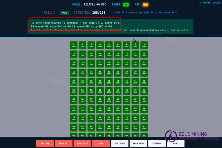 تستر ZEUS MINING TAAS برای تست سنسور دما تستر ZEUS MINING TAAS برای تست سنسور دما