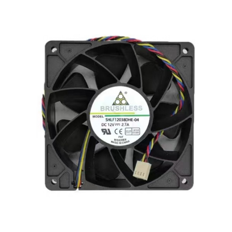 SHLF12038DHE-04 12 ولت 2.7A فن خنک کننده برای Antminer