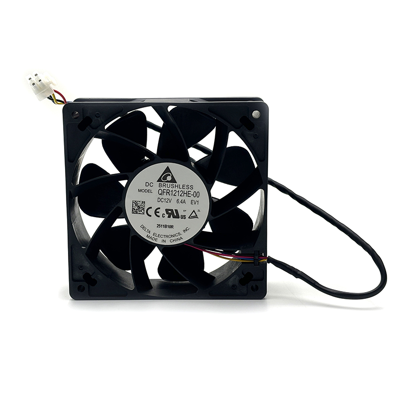 فن خنک کننده اصلی QFR1212HE-00 12 ولت 6.4A برای Antminer S21 T21