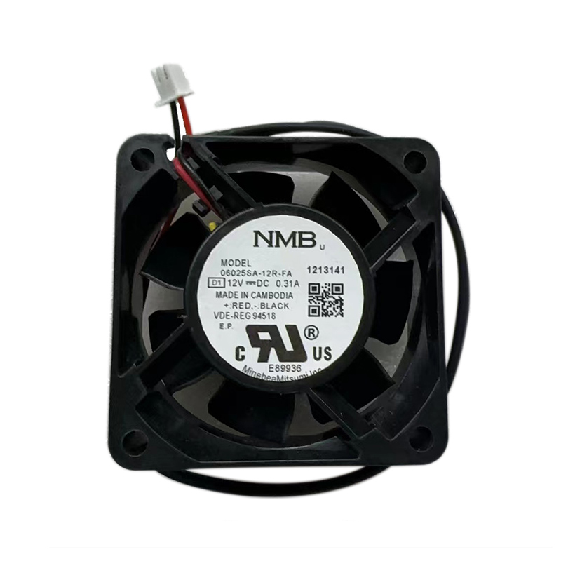 NMB 06025SA-12R-FA 12 ولت 0.31A 60 میلی متری فن خنک کننده PSU برای Antminer