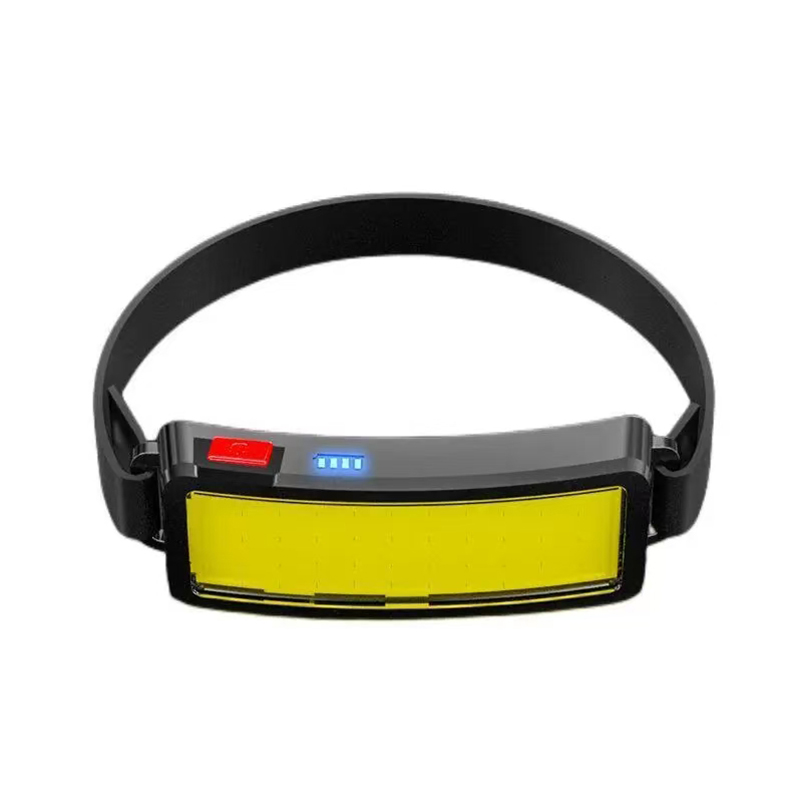 چراغ پیشانی COB LED چراغ جلو شارژی USB
