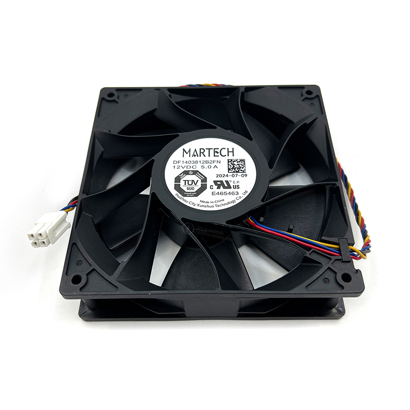 فن خنک کننده Martech 12 ولت 5A 7000RPM برای Antminer S21XP S21pro S21+