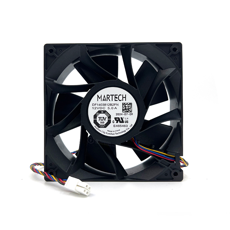 فن خنک کننده Martech 12 ولت 5A 7000RPM برای Antminer S21XP S21pro S21+