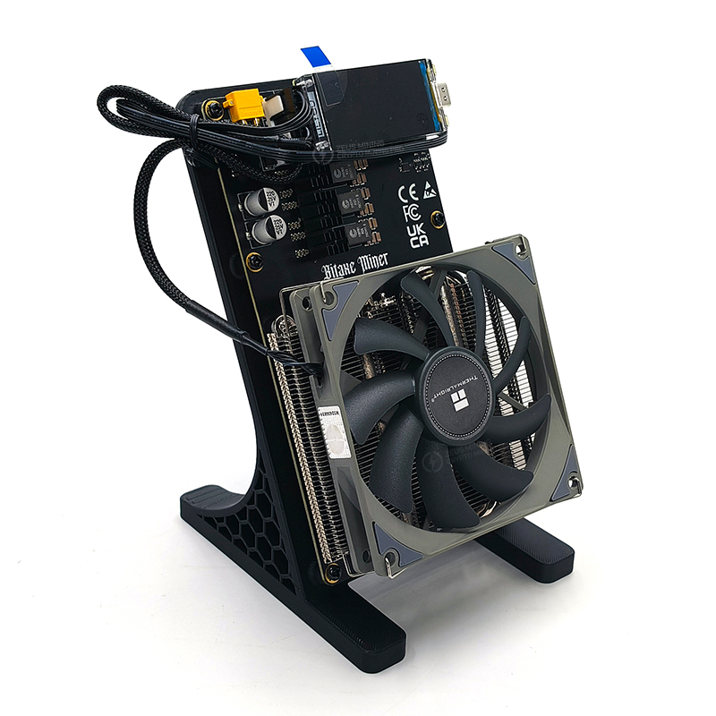 ماینر Bitaxe NerdQaxe 6TH/s دو فن، ماینر SOLO