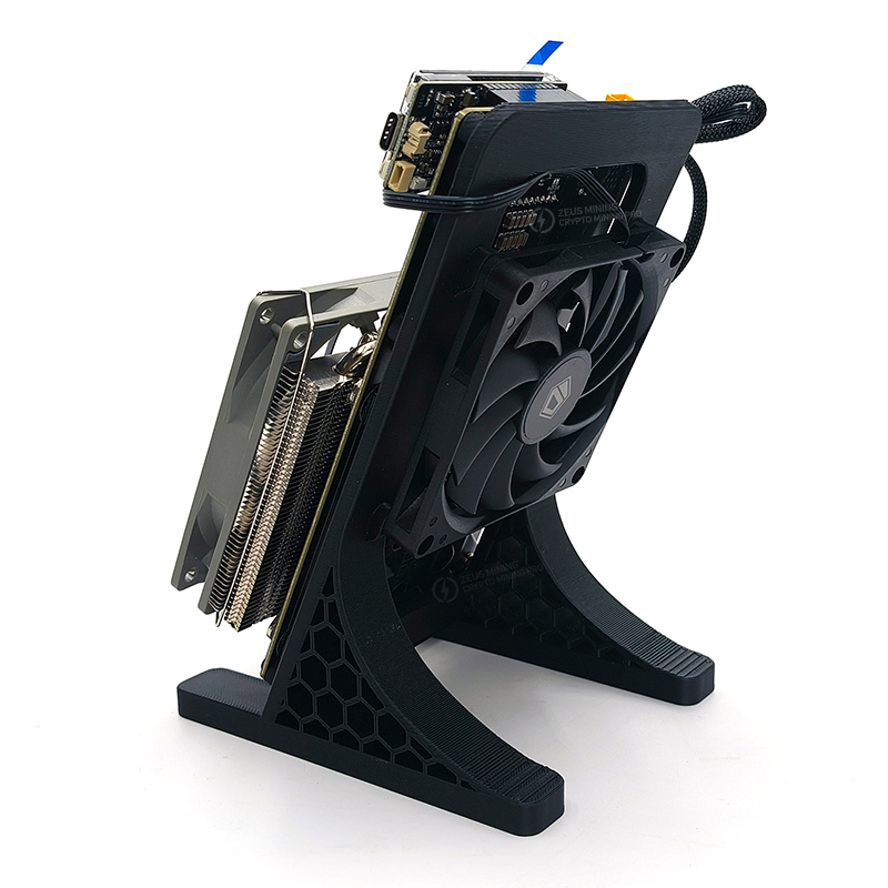 ماینر Bitaxe NerdQaxe 6TH/s دو فن، ماینر SOLO