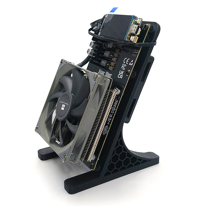 ماینر Bitaxe NerdQaxe 6TH/s دو فن، ماینر SOLO