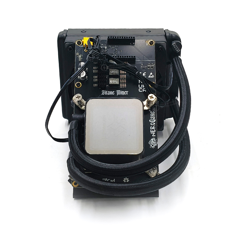 ماینر Bitaxe Nerdqaxe Rev 6.1 Hydro 6TH/s ماینر بیت کوین SOLO