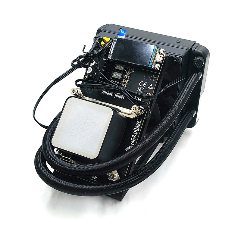 ماینر Bitaxe Nerdqaxe Rev 6.1 Hydro 6TH/s ماینر بیت کوین SOLO