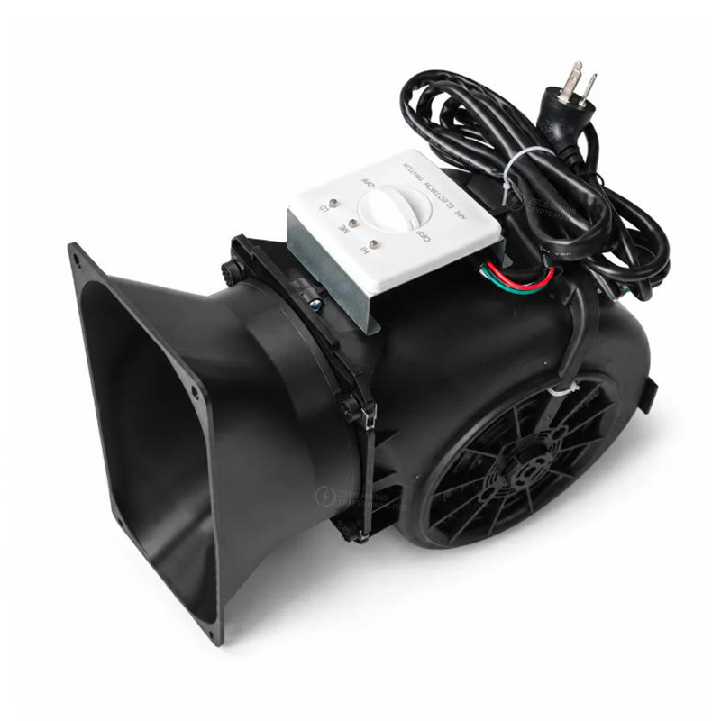دمنده کوچک صدا خفه کن ۴۰۰ وات برای Antminer Whatsminer Avalon Iceriver